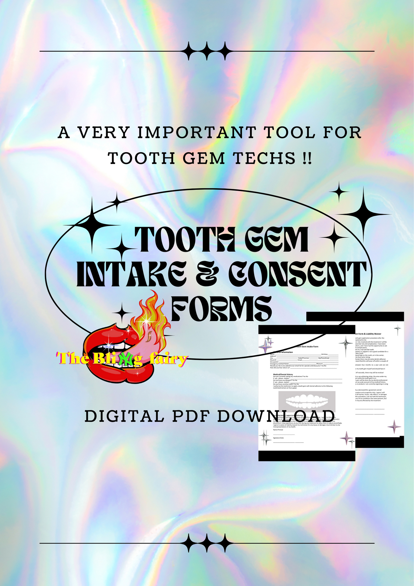 Tooth Gems Consent Forms